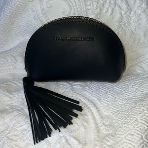 Portland Leather Black Coin Purse